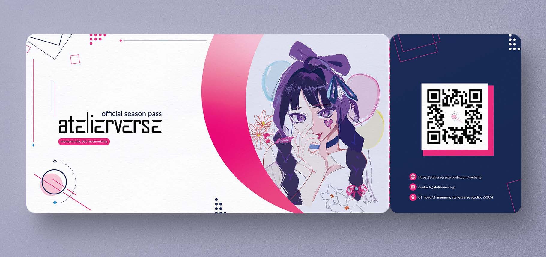 atelierverse - Anime Studio Branding Project. Full project preview, click to open Behance